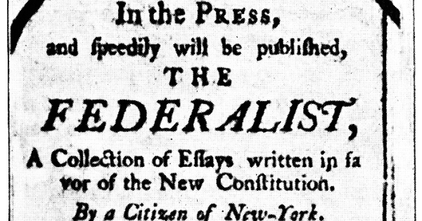 Federalist Title Page